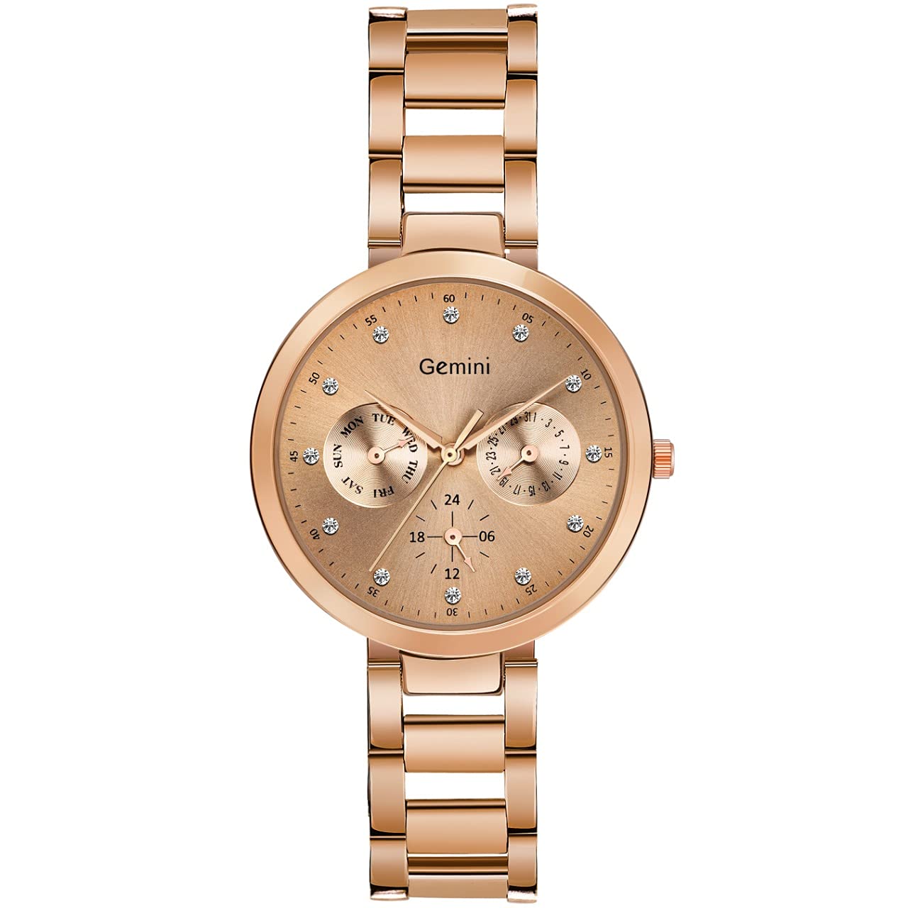 Buy Gemini Analog Women's Watch -JMD X209 with Rose Gold Stainless